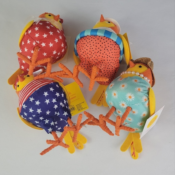 Target 2022 Sun Squad Summer Featherly Friend Birds Set 4 Pool July Swimsuit Hat - Picture 9 of 12